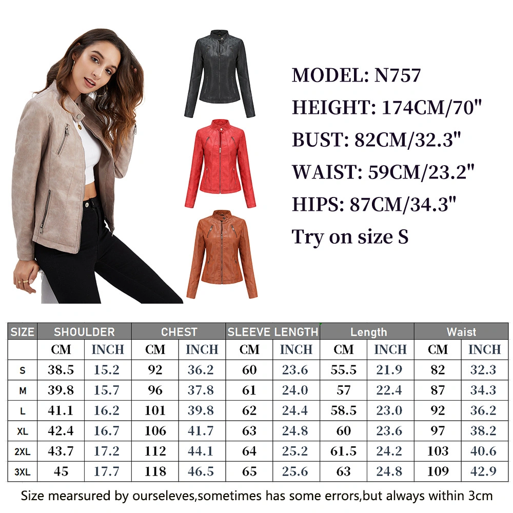 Women Faux Leather Coat Winter Puffer PU Coats Fur Lined Leather Jacket Plus Size Faux Fur Biker Jacket Wholesale Fur Coat Ladies Outerwear