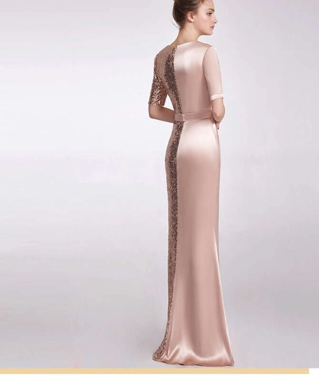 New Sexy V-Neck Style Fashion Evening Maxi Dress for Women