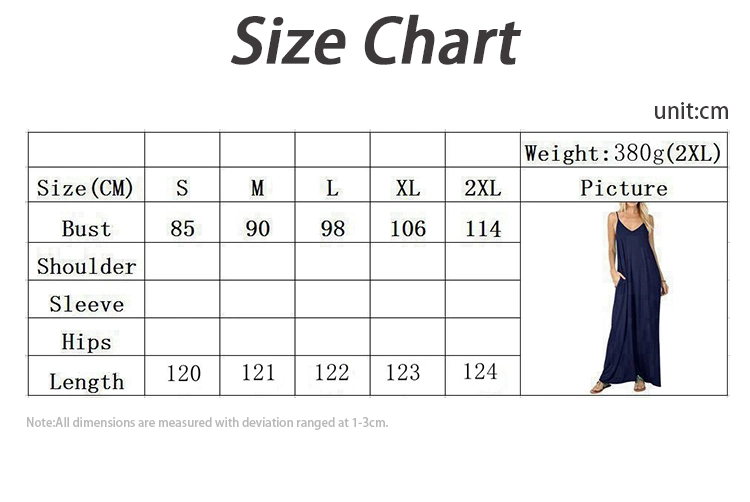 Wholesale Sleeveless Loose Gril Lady V-Neck Summer Fashion Women Ladies Pocket Casual Long Maxi Dress