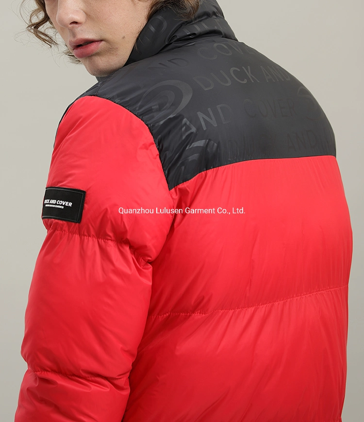 Windproof Nylon Outdoor Winter Bubble Coat Mens Puffer Down Jackets