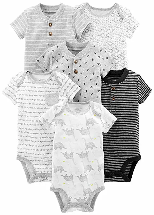 Baby Boys′ Short-Sleeve Bodysuit